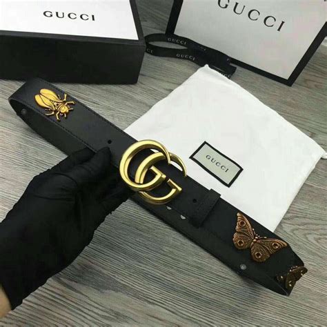 gucci butterfly belt mens|belt gg original.